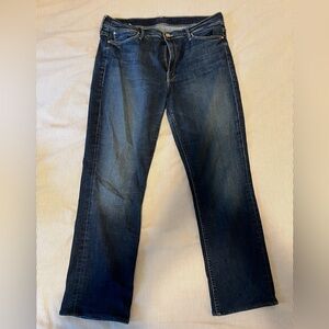 Mother Mid Rise Dazzler Ankle Jeans
